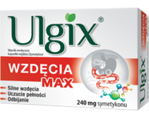 Obrazek Ulgix Wzdęcia Max 30 kapsułek Hasco