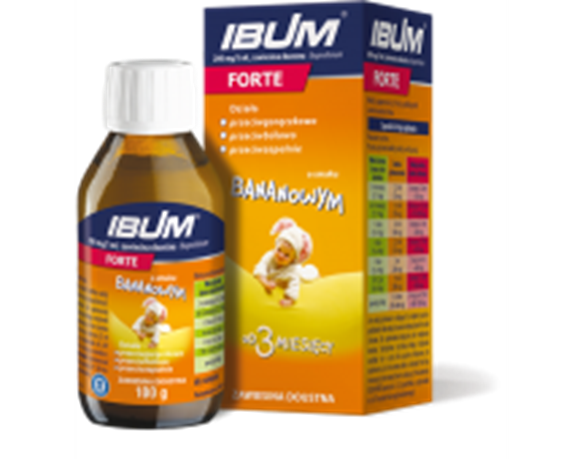 Obrazek Ibum Forte 200mg/5ml 100g BANAN