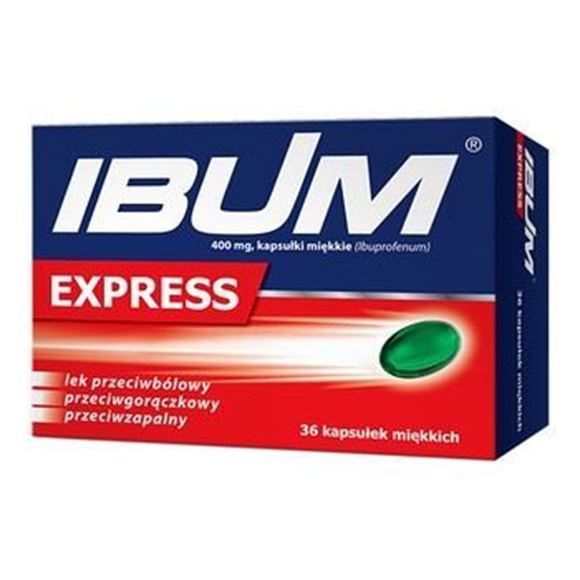 Obrazek Ibum Express 400 mg 36 kapsułek