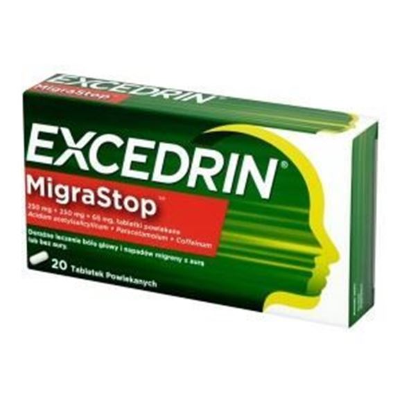 Obrazek Excedrin Migra 20 tabletek