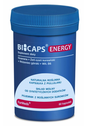 Obrazek BICAPS ENERGY 60 kapsułek