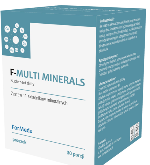 Obrazek F-MULTI MINERALS proszek, 30 porcji