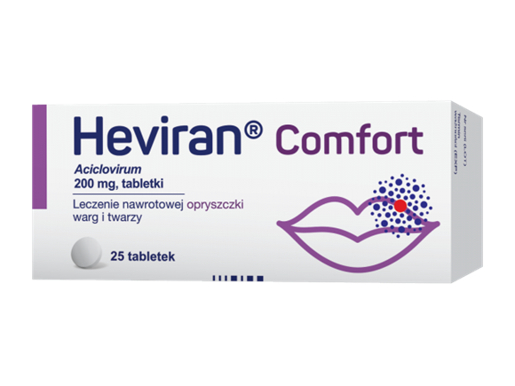 Obrazek Heviran Comfort 200mg 25 tabletek