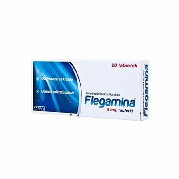 Obrazek Flegamina 8 mg 20 tabletek