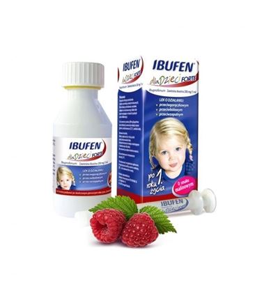 Obrazek Ibufen Forte dla dzieci malina 100 ml