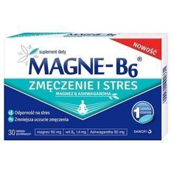 Obrazek Magne-B6 Zmęczenie i Stres 30 tabletek