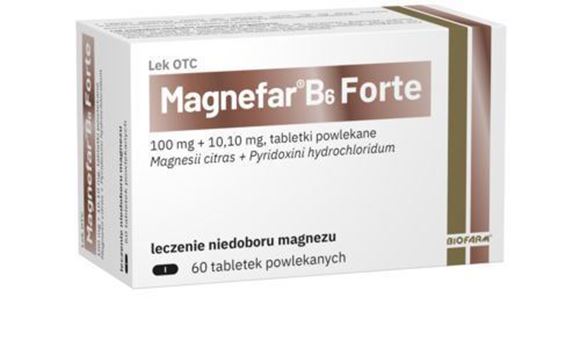 Obrazek Magnefar B6 Forte 60 tabletek