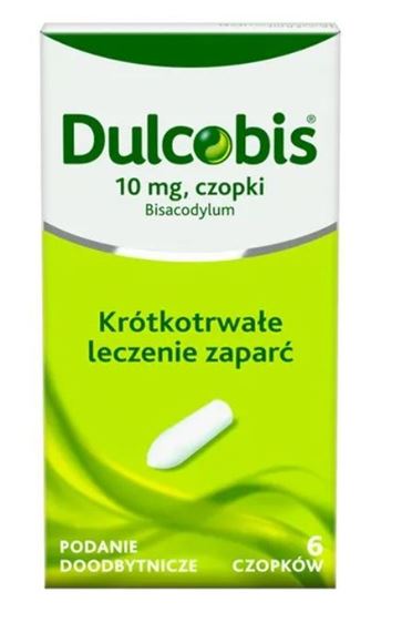 Obrazek Dulcobis czopki 6 czopków