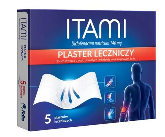 Obrazek Itami plastry lecznicze 5 sztuk