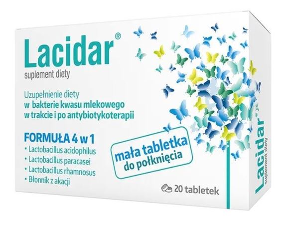 Obrazek Lacidar 20 tabletek