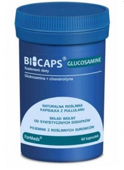 Obrazek BICAPS GLUCOSAMINE 60 kapsułek