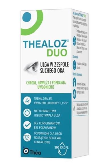 Obrazek Thealoz Duo krople do oczu 10 ml