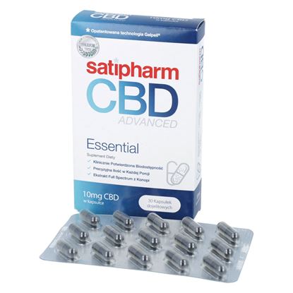 Obrazek Satipharm CBD Advanced Essential 15 kapsułek