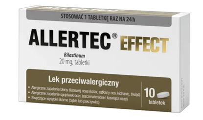 Obrazek Allertec Effect 20 mg 10 tabletek