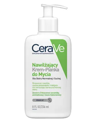 Obrazek CERAVE Nawilżający Krem-pianka do mycia 473 ml