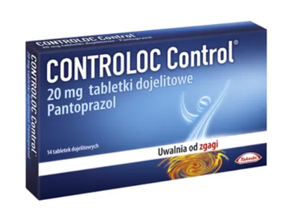 Obrazek Controloc Control 20 mg 14 tabletek